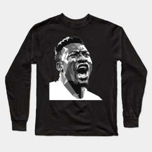 Andre Onana Portrait in Grayscale Long Sleeve T-Shirt